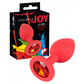 You2Toys Colorful Joy Jewel Plug Small Red