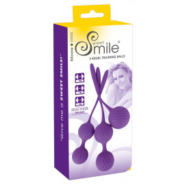 Sweet Smile 3 Kegel Training Balls Purple
