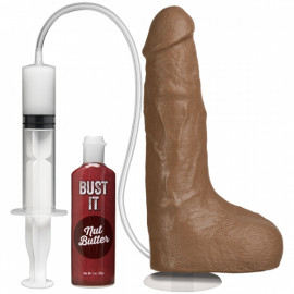 Doc Johnson Bust it Squirting Realistic Cock 8.5" Brown