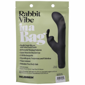 Doc Johnson in a Bag Rabbit Vibrator Black