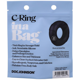 Doc Johnson in a Bag C-Ring Black