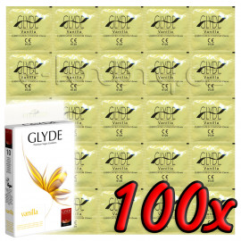 Glyde Vanilla - Premium Vegan Condoms 100 pack