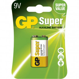 Battery Alkaline GP Super 9V 1 pc