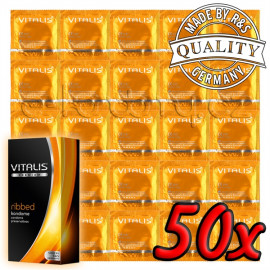 Vitalis Premium Ribbed 50 pack