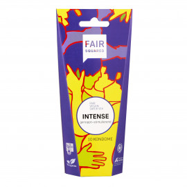 Fair Squared Intense Fair Trade Vegan Condoms 10 pack