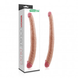 LoveToy King Size Realistic Ladykiller Tapered Double Penetration 14" Flesh