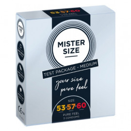 Mister Size Test Package Medium 53+57+60 3 pack