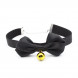 Fetish Addict Collar with Bow and Bell 29cm Size M Black
