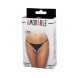 Amorable G-string with Pearls Black