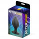 AfterDark Rifter Butt Plug Silicone Black Size M 7.2 cm x 3.5 cm