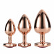 Dream Toys Gleaming Love Plug Rose Gold Set