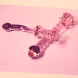 Dream Toys Glaze Glass Rosebud G-Spot Dildo Pink