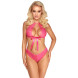 Kissable Delicate Lace Set with Bow 2214555 Pink