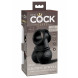 Pipedream King Cock Elite The Crown Jewels Vibrating Black