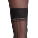 Cottelli Crotchless Tights Retro Style 2510413 Black
