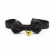Fetish Addict Collar with Bow and Bell 29cm Size M Black