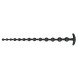 Black Velvets Anal Beads Silicone 50cm
