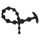 Black Velvets Anal Beads Silicone 50cm
