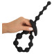 Black Velvets Anal Beads Silicone 50cm