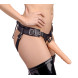 Strap U Bodice Corset Style Strap On Harness Black