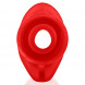 Oxballs GLOWHOLE-1 Hollow Buttplug with Led Insert Red Morph Small