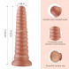 HiSmith HSD19 Silicone Tower Shape Anal Plug Dildo Suction Cup 10.2