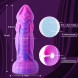 HiSmith HSD07 Squamule Vibrating Silicone Dildo Suction Cup 8
