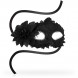 OhMama s Venetian Eyemask Side Flower Black