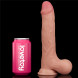 LoveToy Sliding Skin Dual Layer Dong Whole Testicle 9.5