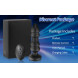 SuperLove Thrusting & Vibrating Butt Plug with Remote Black