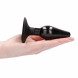 Ouch! Interchangeable Butt Plug Set Pointed Large Black