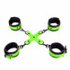 Ouch! Glow in the Dark Hand & Ankle Cuffs with Hogtie