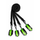 Ouch! Glow in the Dark Bed Bindings Restraint Kit