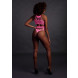 Ouch! Glow in the Dark Body with Grecian Neckline Neon Pink