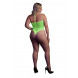 Ouch! Glow in the Dark Body with Halter Neck Neon Green